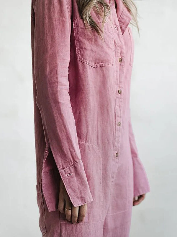 Effortless & Comfortable Long Sleeve Jumpsuit