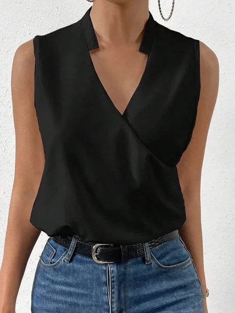 Women’s V-Neck Summer Top – Airy Style for Sunny Days